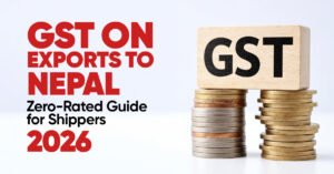 GST on exports to Nepal