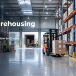 3PL warehousing in India – IP Group warehouse with racking and forklift